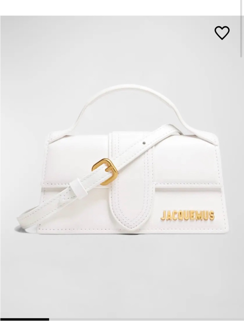 Jacquemus Le Bambino Leather Satchel Bag